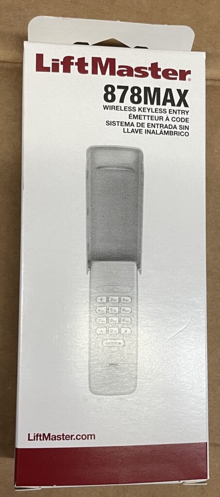 keyless entry for overhead garage door